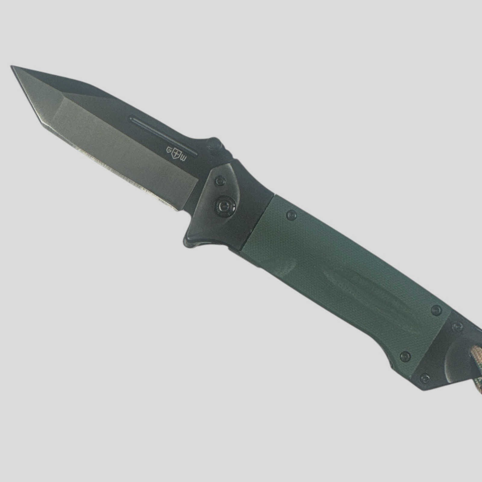 Spring Assisted Heavy Duty Pocket Knife for Men with G10 Handle & Pocket Clip –