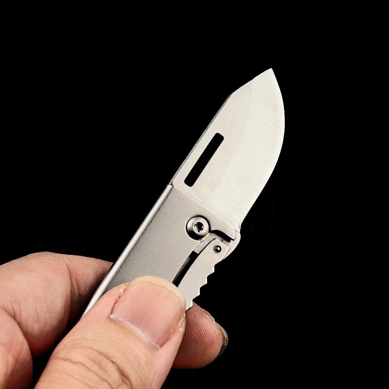 Mini EDC Foldable Pocket Knife Keychain Survival Tool Bottle Opener || US SELLER