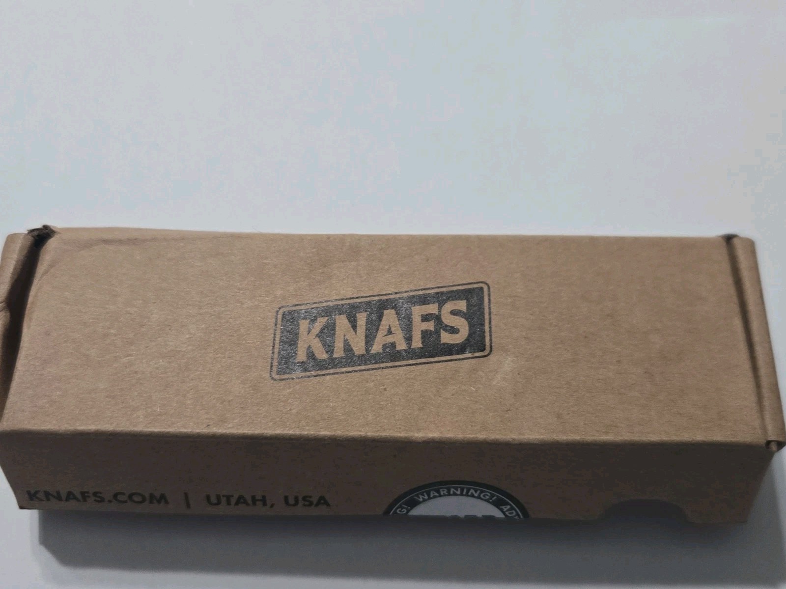 Knafs Lander 5 Black Stone Wash 8CR14MOV Frame Lock Knif.. NEW!!