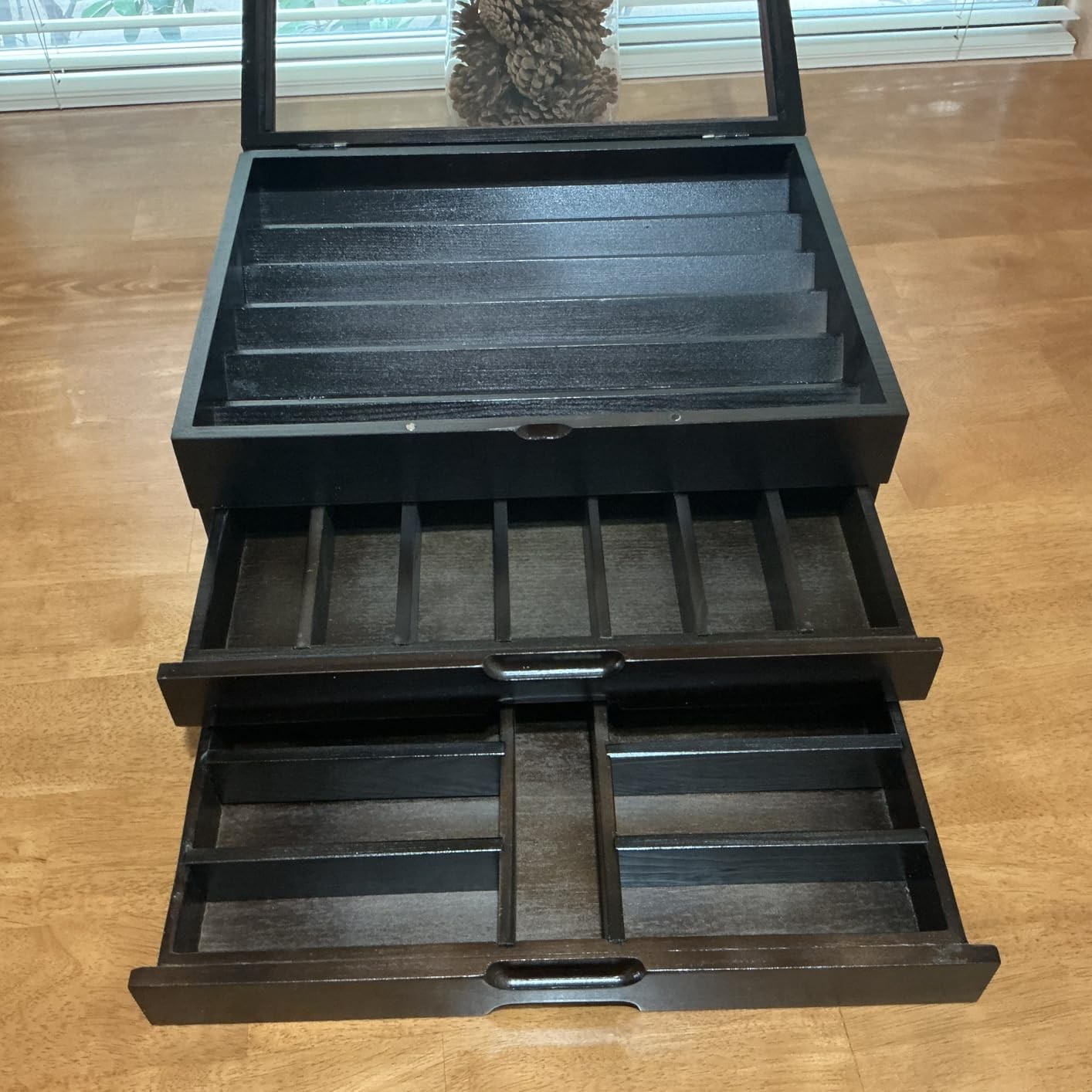 Wood Pistol Rack for Gun Safe – Handgun & Revolver Storage – Gun Safe Organizer