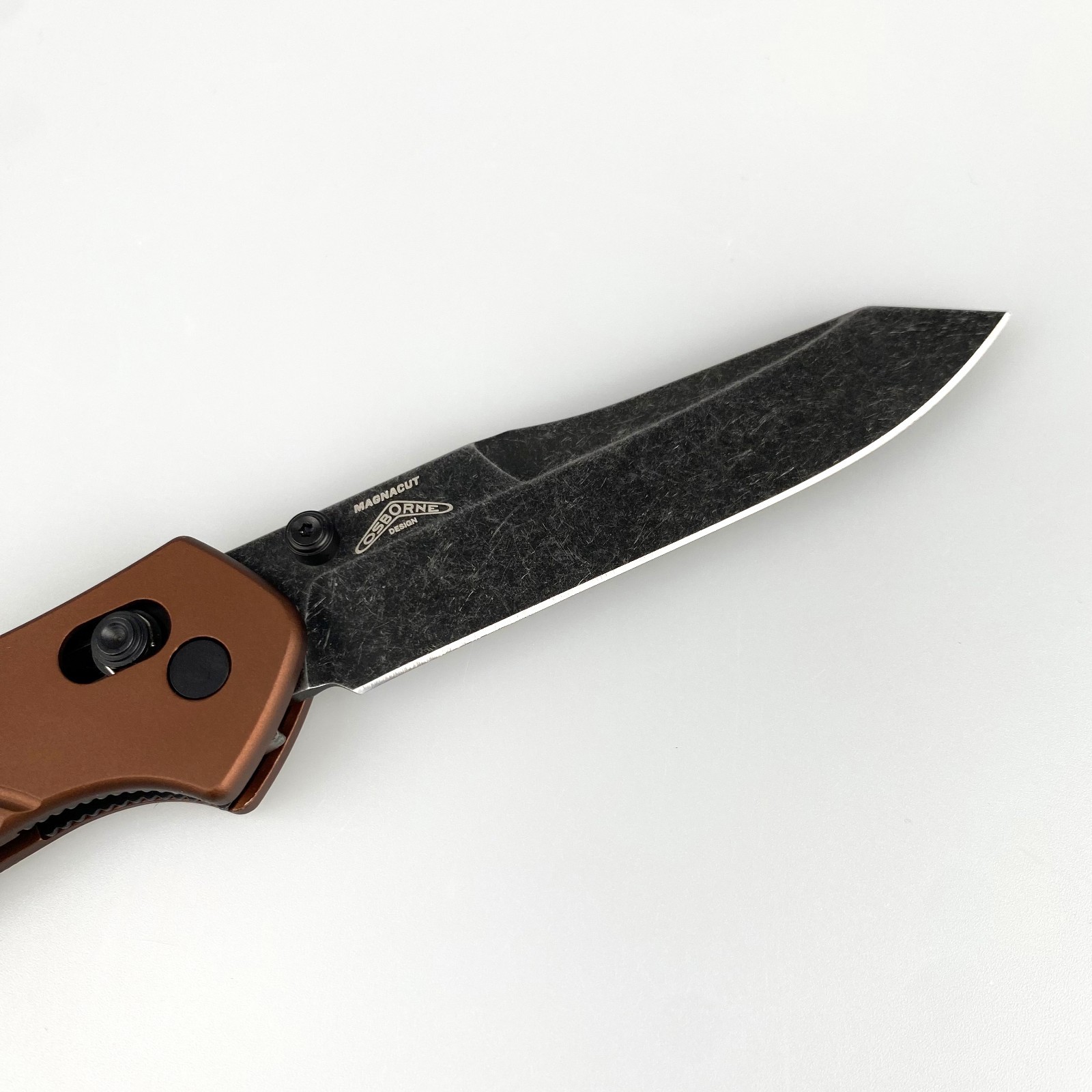 Benchmade 940BK-03 Osborne Knife Burnt Copper Aluminum MagnaCut Folding Knife
