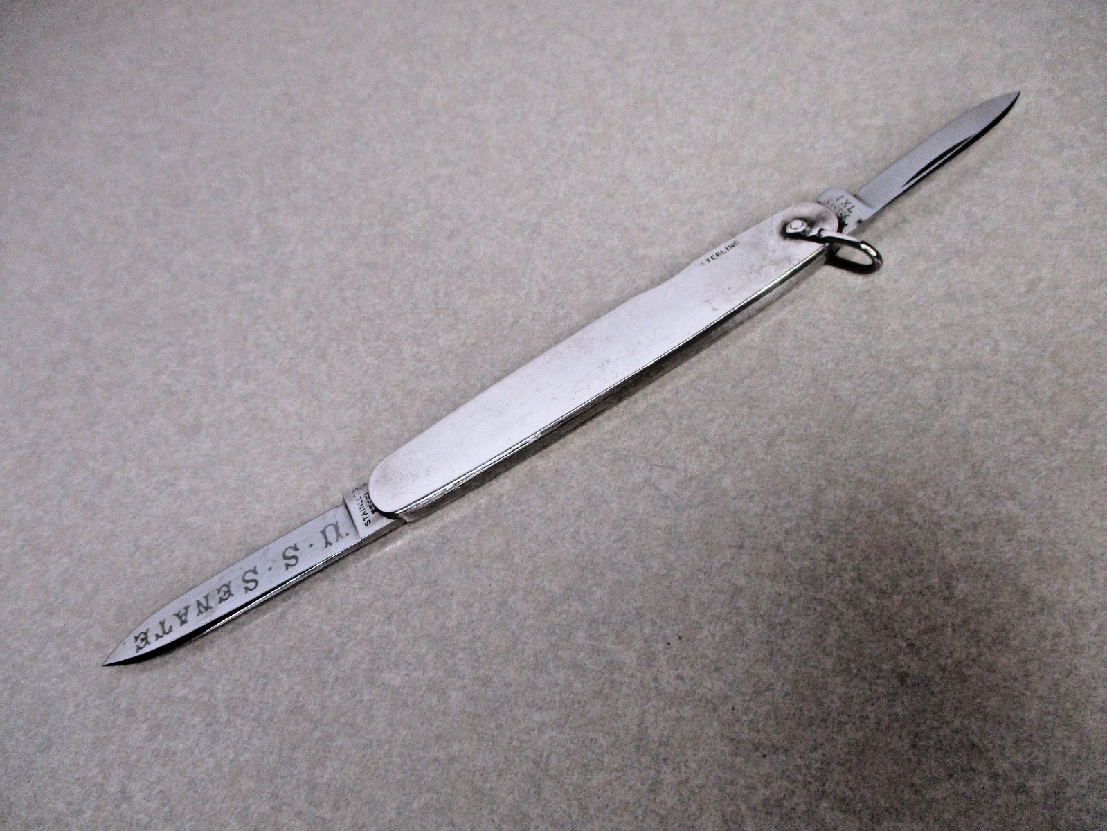 RARE Sterling Silver IXL George Wostenholm US Senate Pocket Knife United States