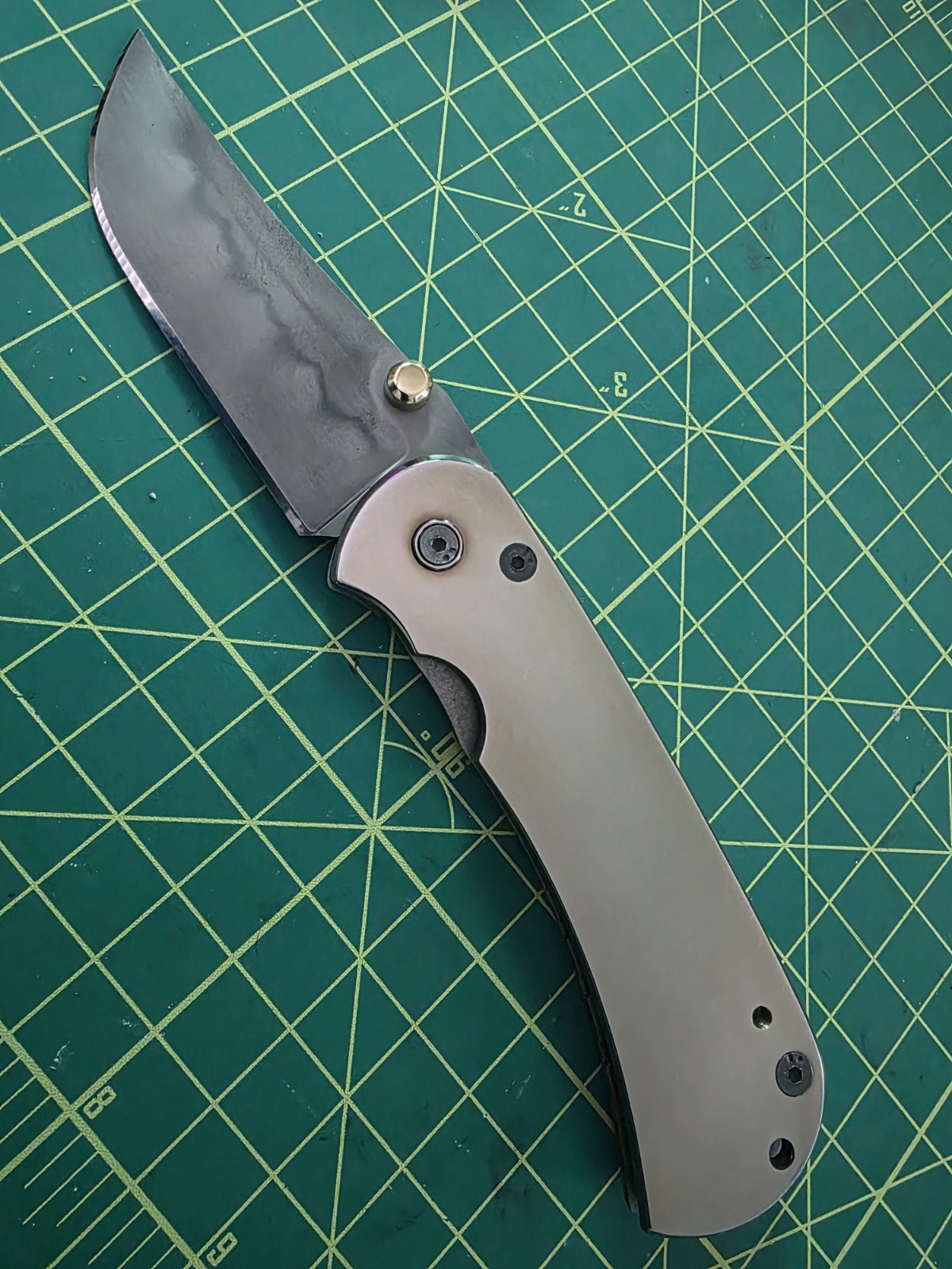 Vespid Edge APEX SPECTRE TITANIUM FOLDING KNIFE Carbon Fiber Clip Edc Pocket EDC