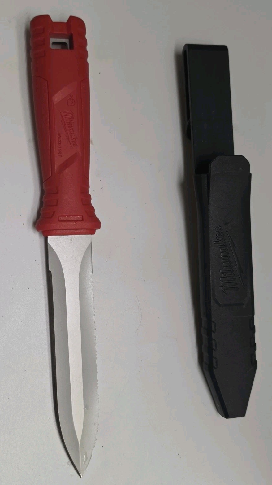 Milwaukee Duct Knife with 5.5 in. Blade and Sheath