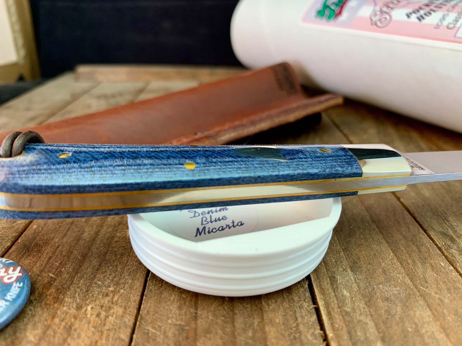 Great Eastern Cutlery #74 Fixed Blade Denim Blue Micarta 2025