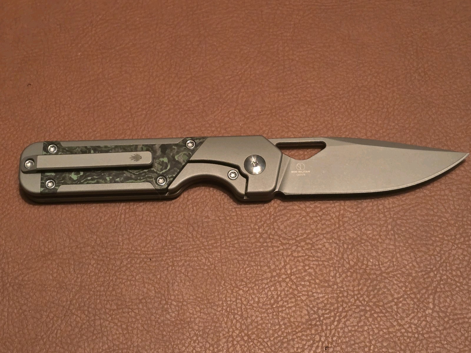 Mini Militaw | S45VN | Titanium+Jungle Wear | Ki3634SA2