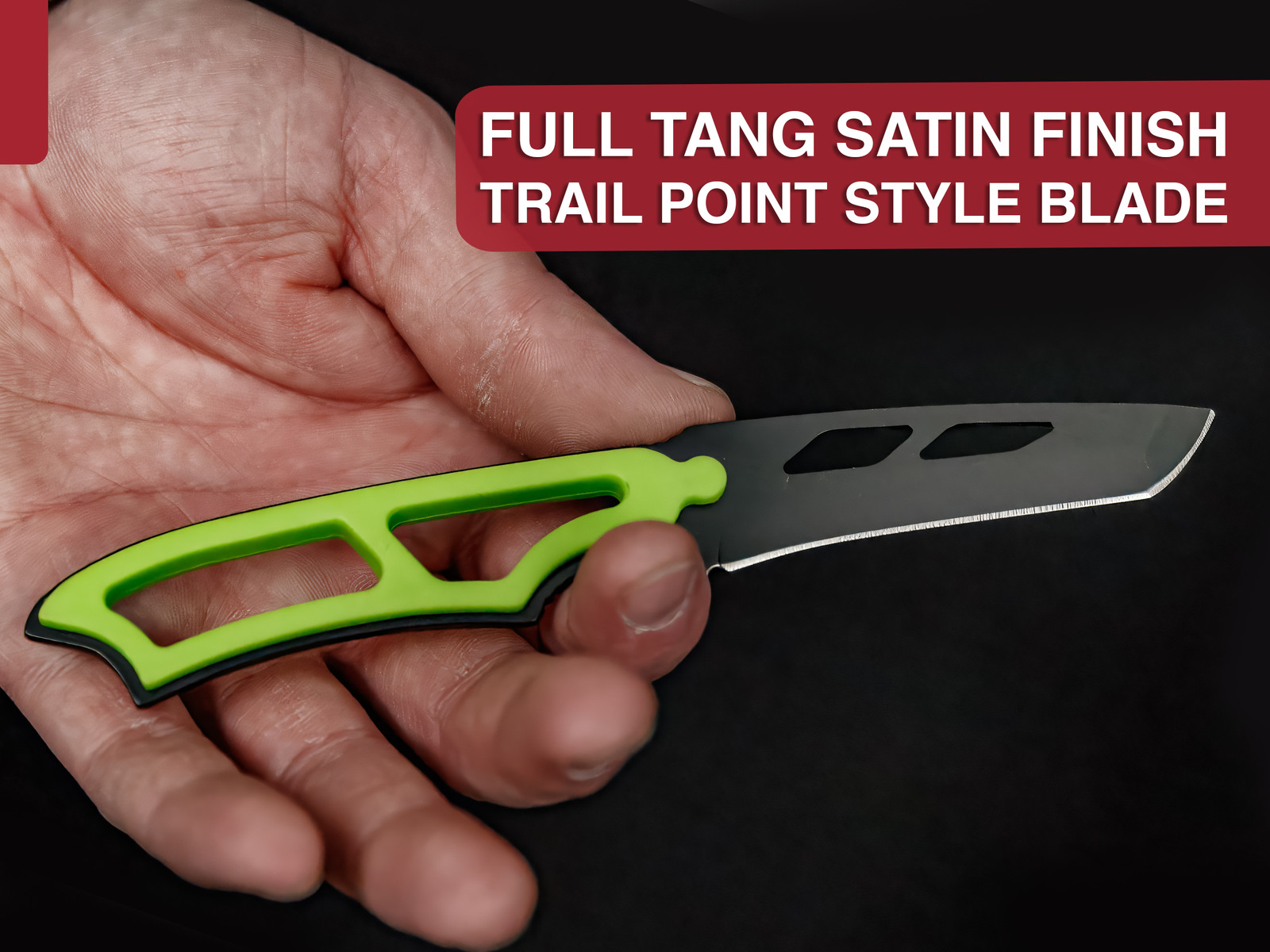Tactical Emergency Neck Knife – Tactical Zombie Warrior Full Tang Survival Tool