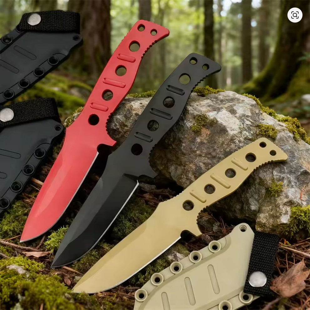 375 Fixed Blade Knife 4.37″ Blade w/ Kydex Sheath New