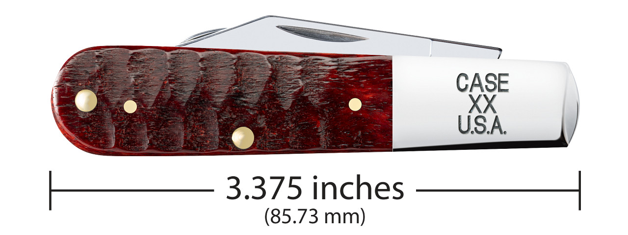 Case xx Knives Barlow Gator Jig Old Red Bone 51544 Stainless Pocket Knife