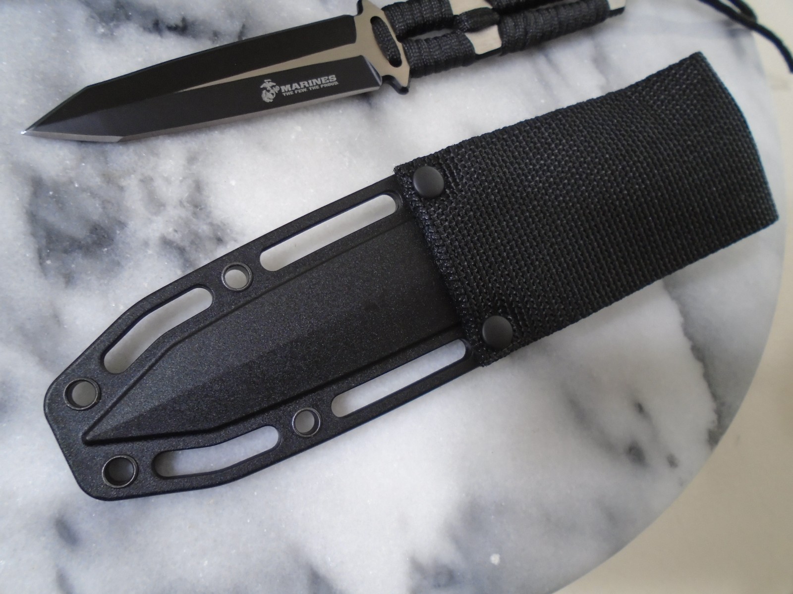 USMC Marines Covert Dual Edge Dagger Knife Full Tang Fixed Blade Shank FIX3012