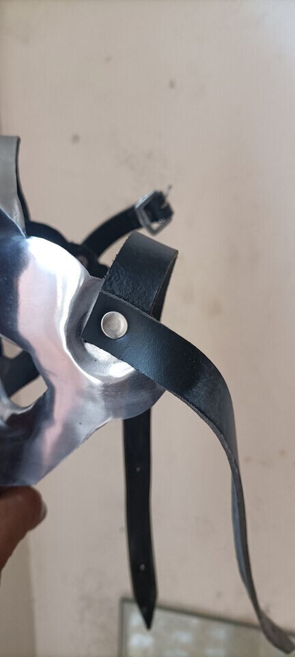 MF DOOM Mask Mad-villain Mild Steel Face Armour Medieval Face Halloween Mask