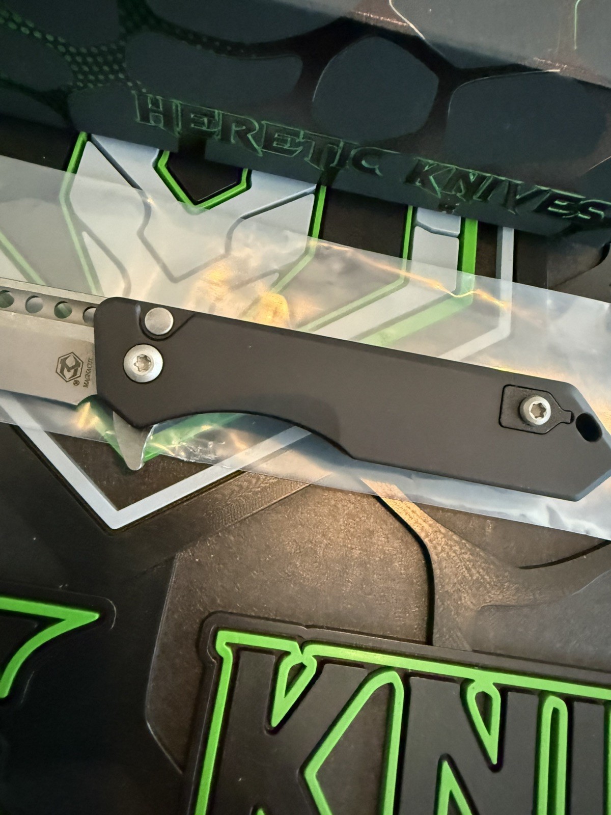 Heretic Knives Jinn Manual, Battleworn Magnacut BIN!!