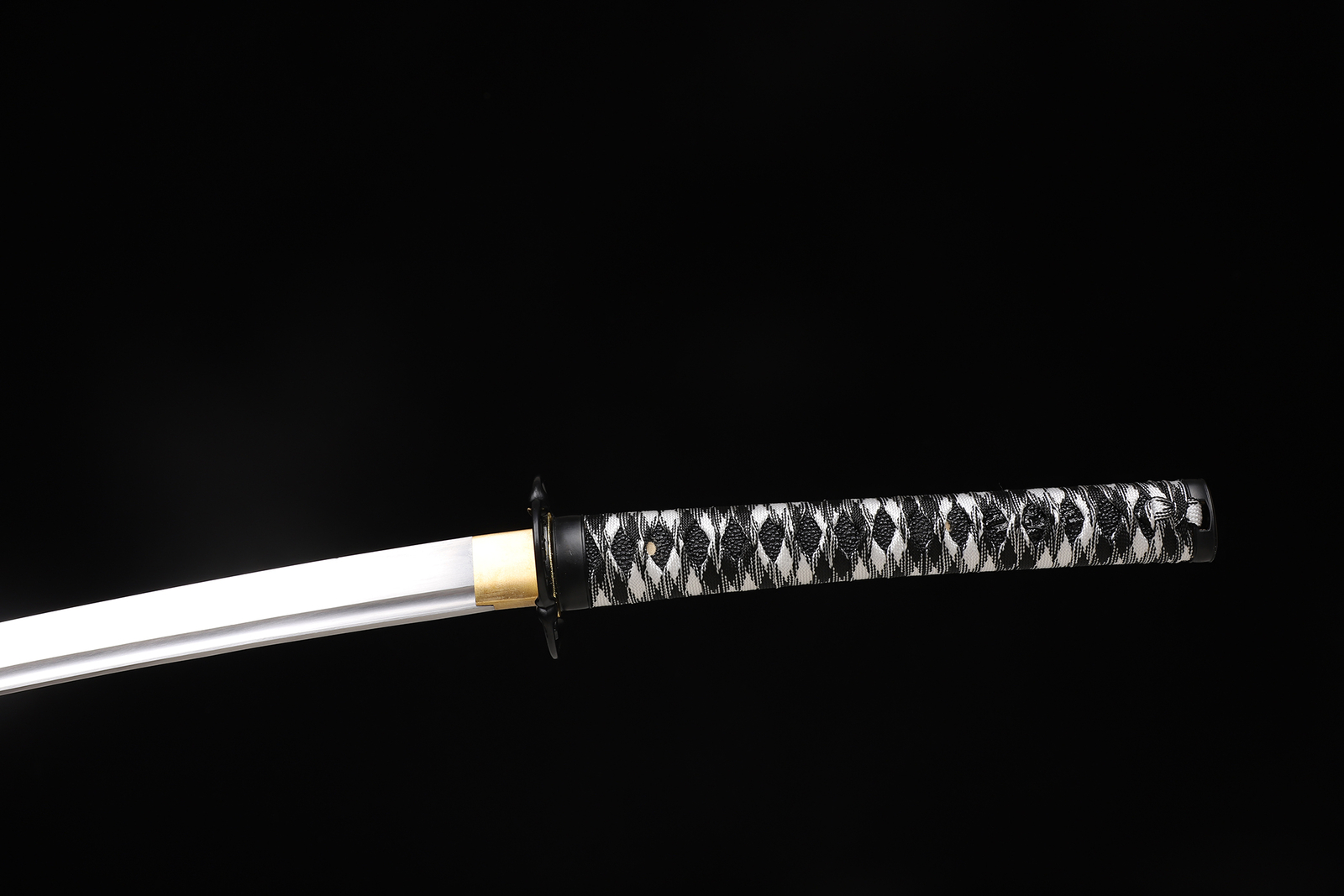 Polished Japanese Katana Samurai Sword Full Tang 9260 Spring Steel Razor Sharp