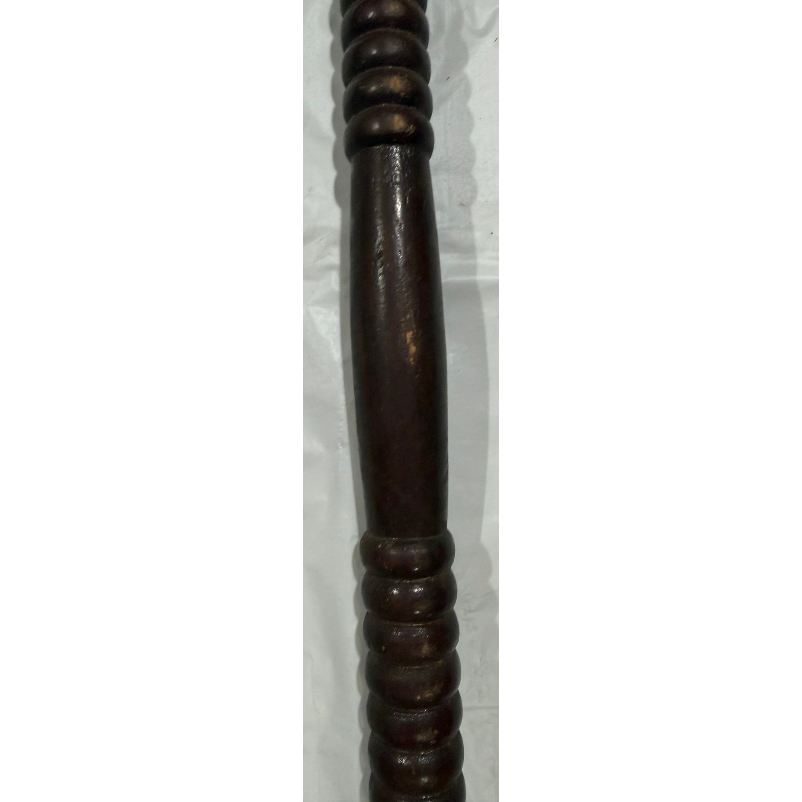 Vintage Pakistan Decorative Spear Wooden Shaft Crocodile Logo Stainless Blade