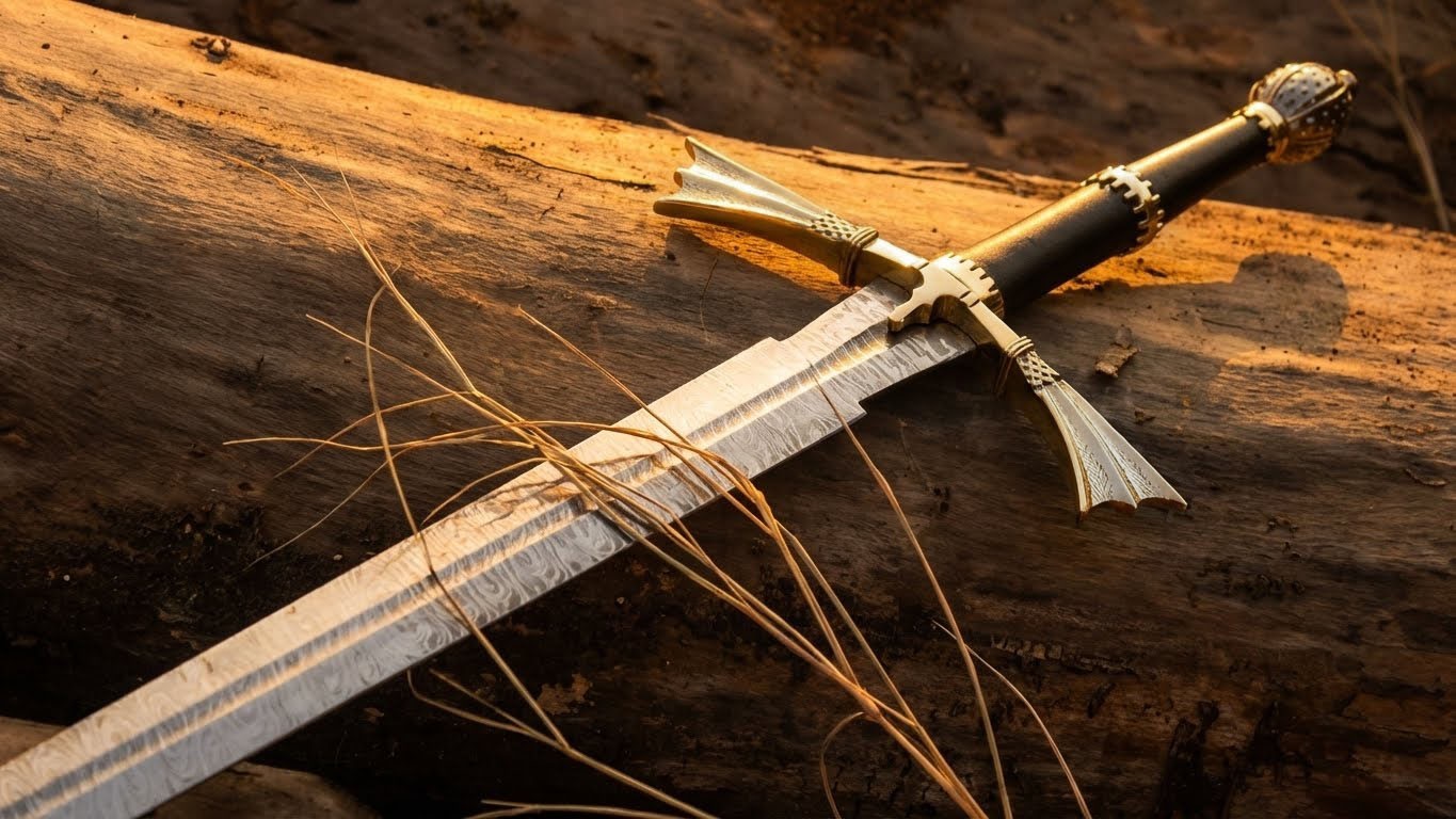 «Dark Sister Fantasy Sword Replica 39″ – Stainless Steel Blade with Scabbard»