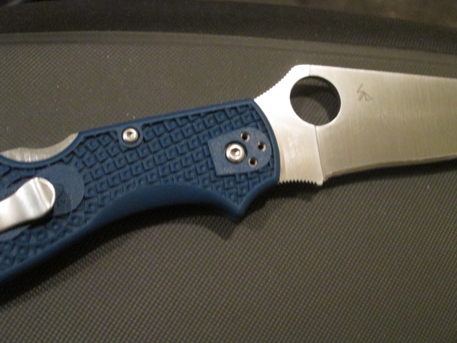 SPYDERCO Stretch 2 XL, Cobalt Blue FRN SPY27 Blade