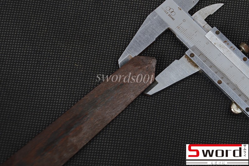 Bloody Red Folded Steel Naked Blade Japanese Wakizashi Blank Sword Real Sharp