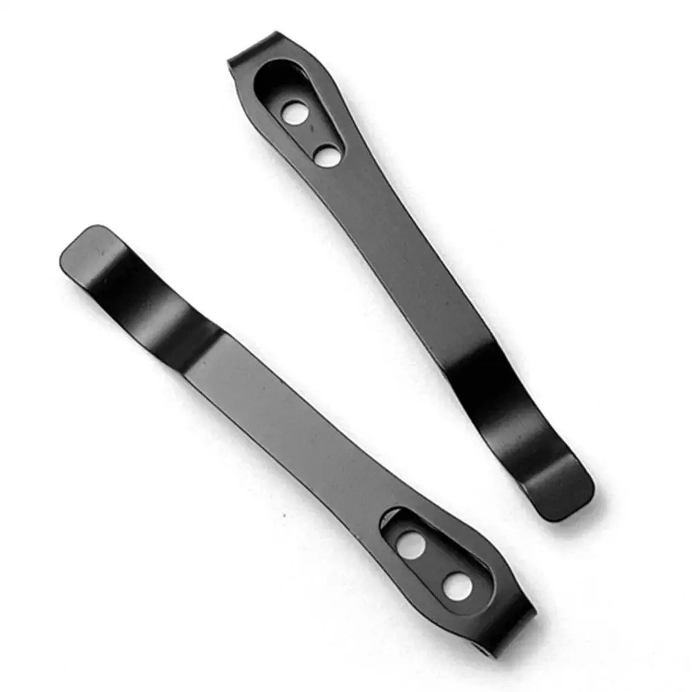 2 Pack Knife Pocket Clip Deep Carry Pocket Clip Replacement for EDC Knife Recess