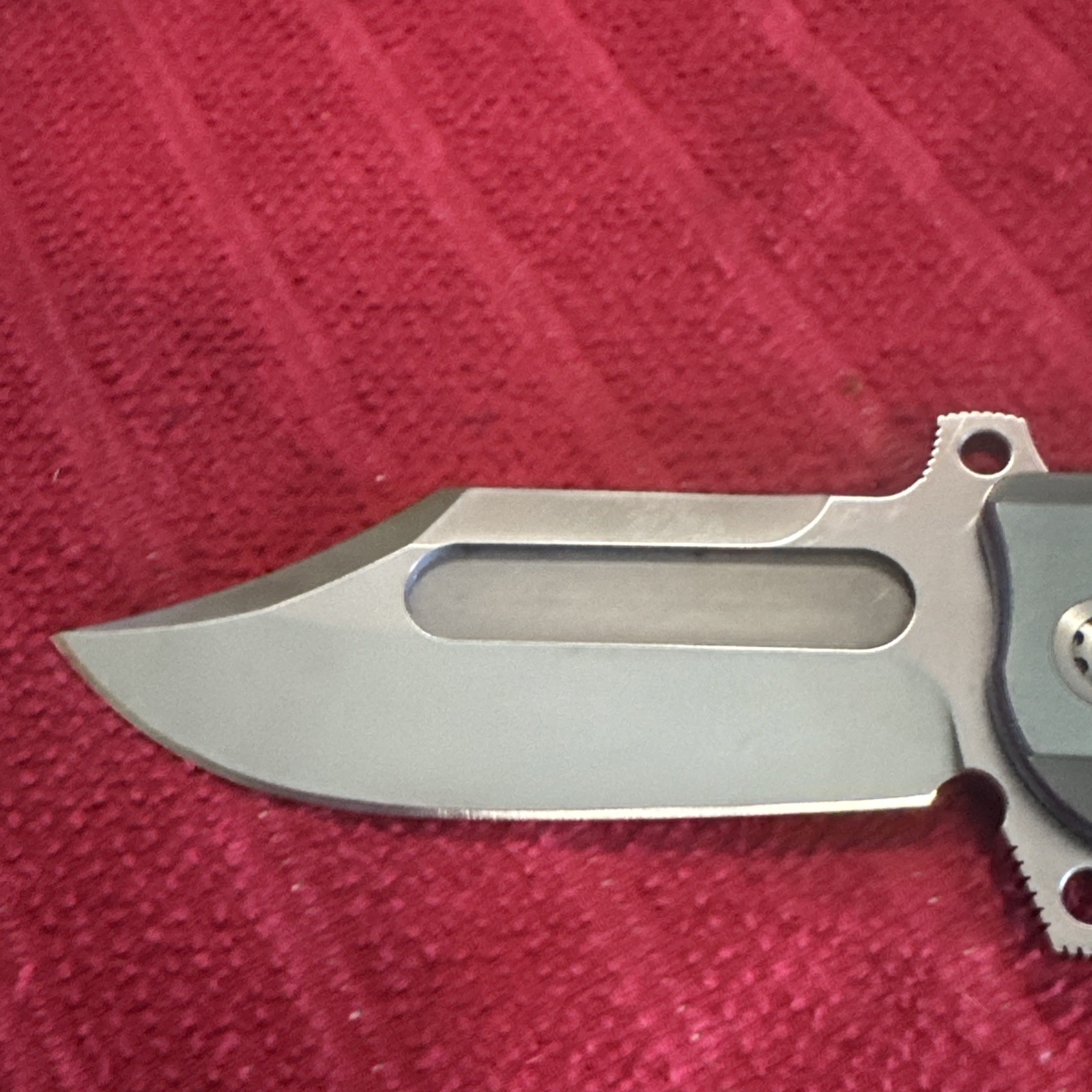 ADV Badlands Bowie Manual Folding Pocketknife, Frame Lock