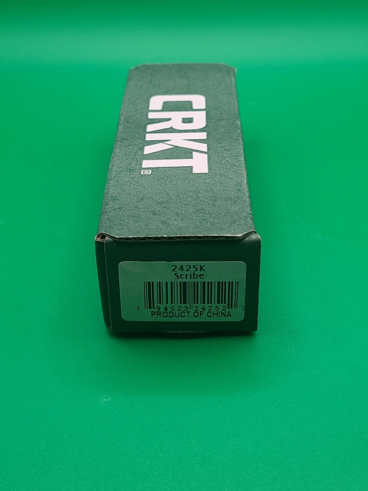 CRKT Scribe Model 2425k Black Upgraded D2 Blade / Fixed Blade New In Box