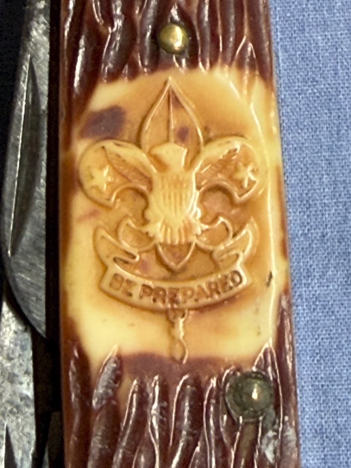 Vintage Imperial Official Boy Scout 4-blade Pocket Camp Knife 1950s-60s