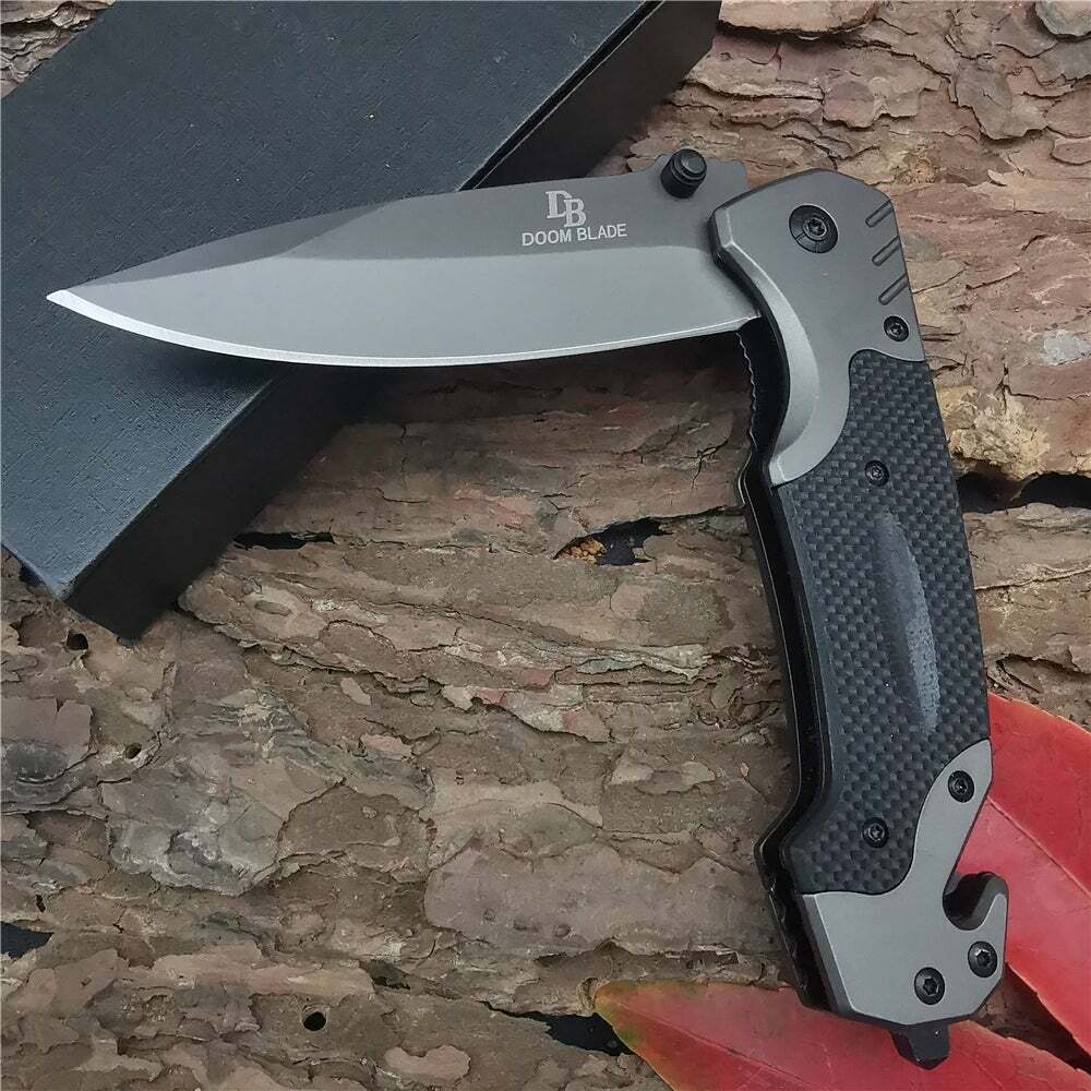 Outdoor Self-defense Wild Hunting Folding Wilderness Survival Tactical Knife