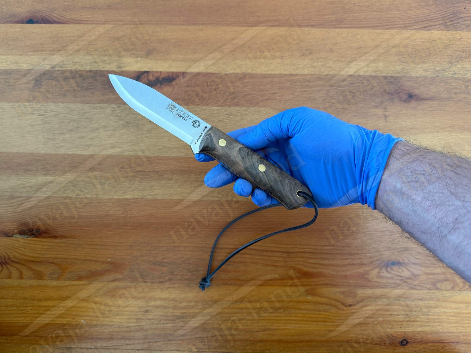 Joker Nordico Bushcraft Fixed Knife 3.9″ Böhler K720 Carbon Steel Walnut Handle