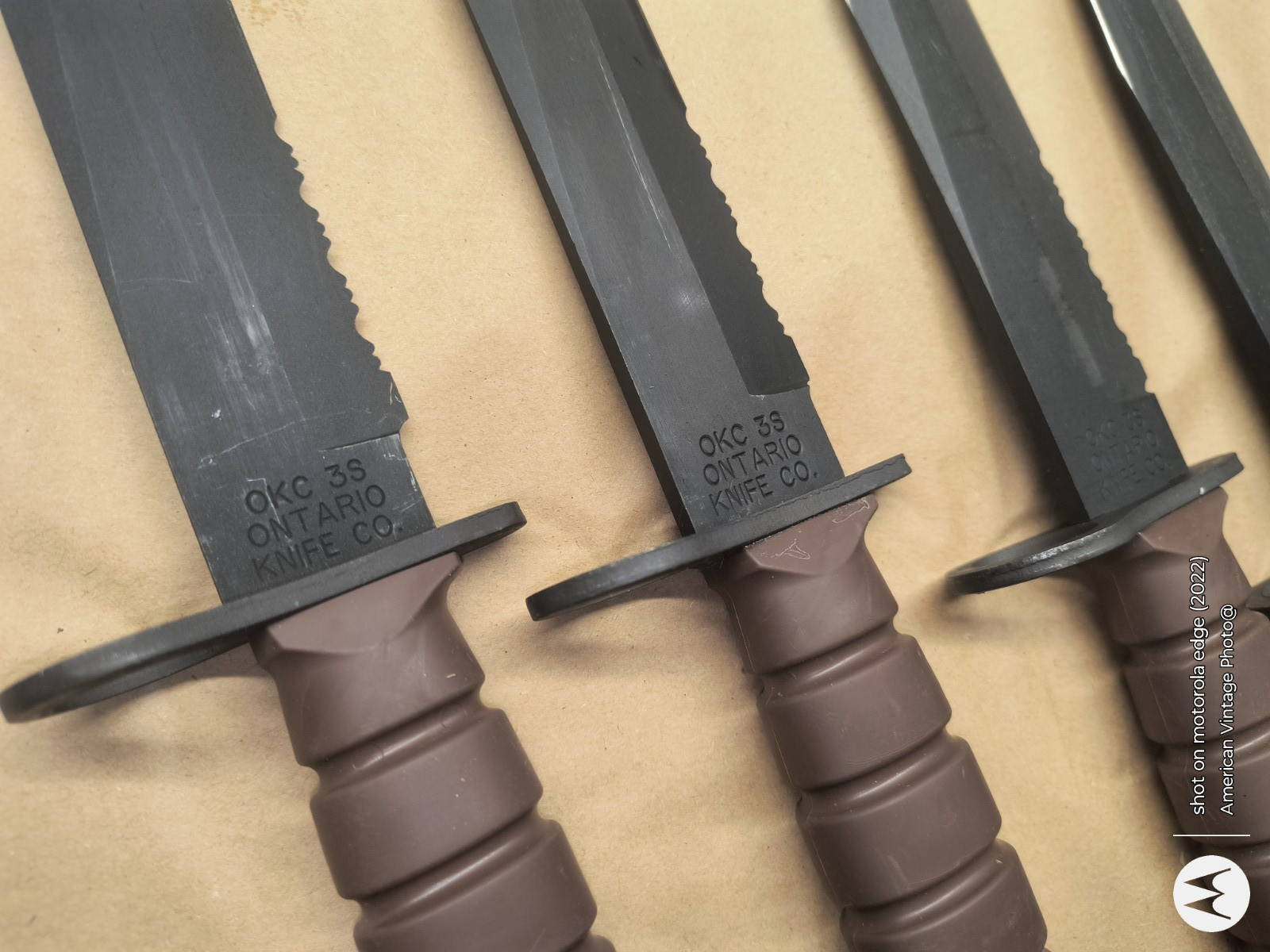 Vintage Genuine OKC3S OKC-3S Fighting Knife Bayont USMC Ontario Knife Co OKC USA