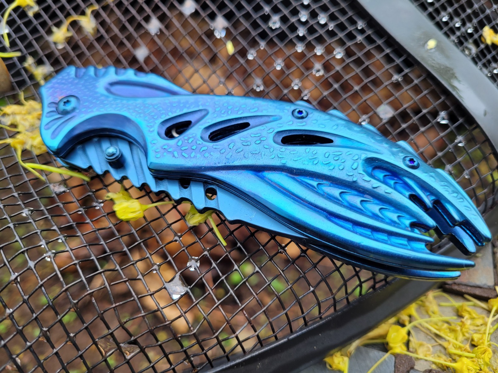 Unique Jose Negron Design Pocket Knife HawkBill Blade Manual Folder EDC 5.8oz.
