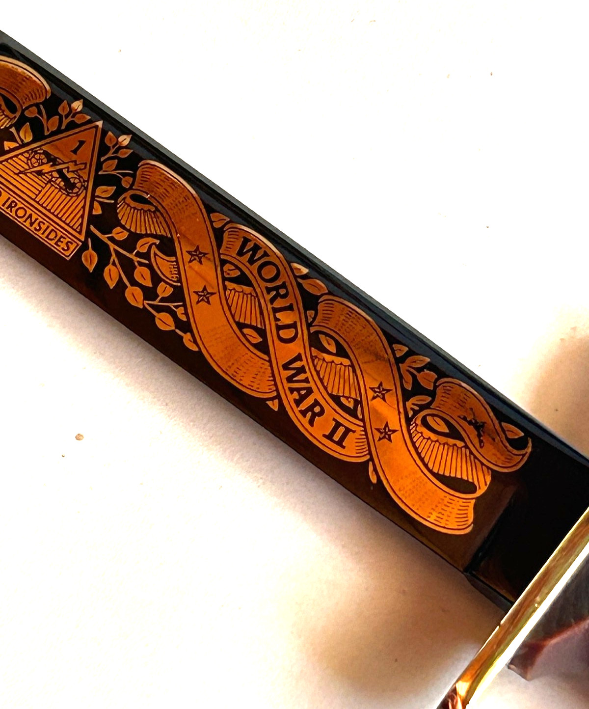 Imperial M3 Tribute Knife, U.S. Army #503 of 1,943 24k Ornate Gold Plated Blade