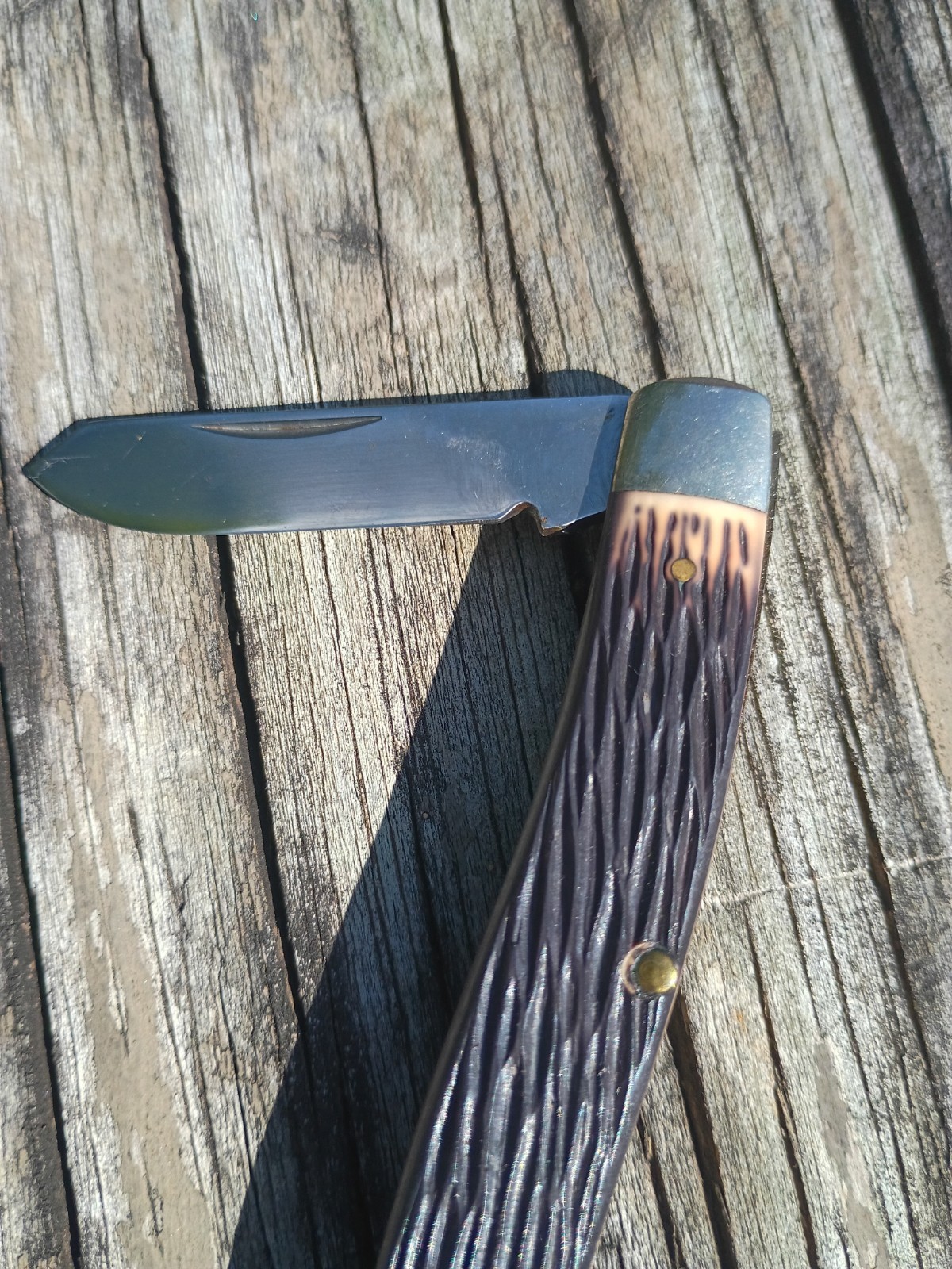 Imperial Diamond Edge 353 Stockman 4″ Closed West Point Made USA Carbon Steel ?