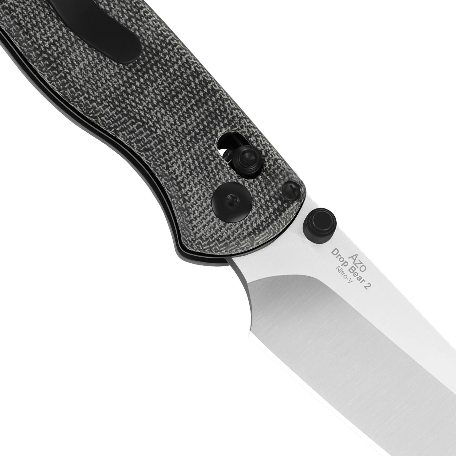 Kizer Drop Bear 2 Folding Pocket Knife Nitro-V Blade Micarta Handle V3619.2KS1