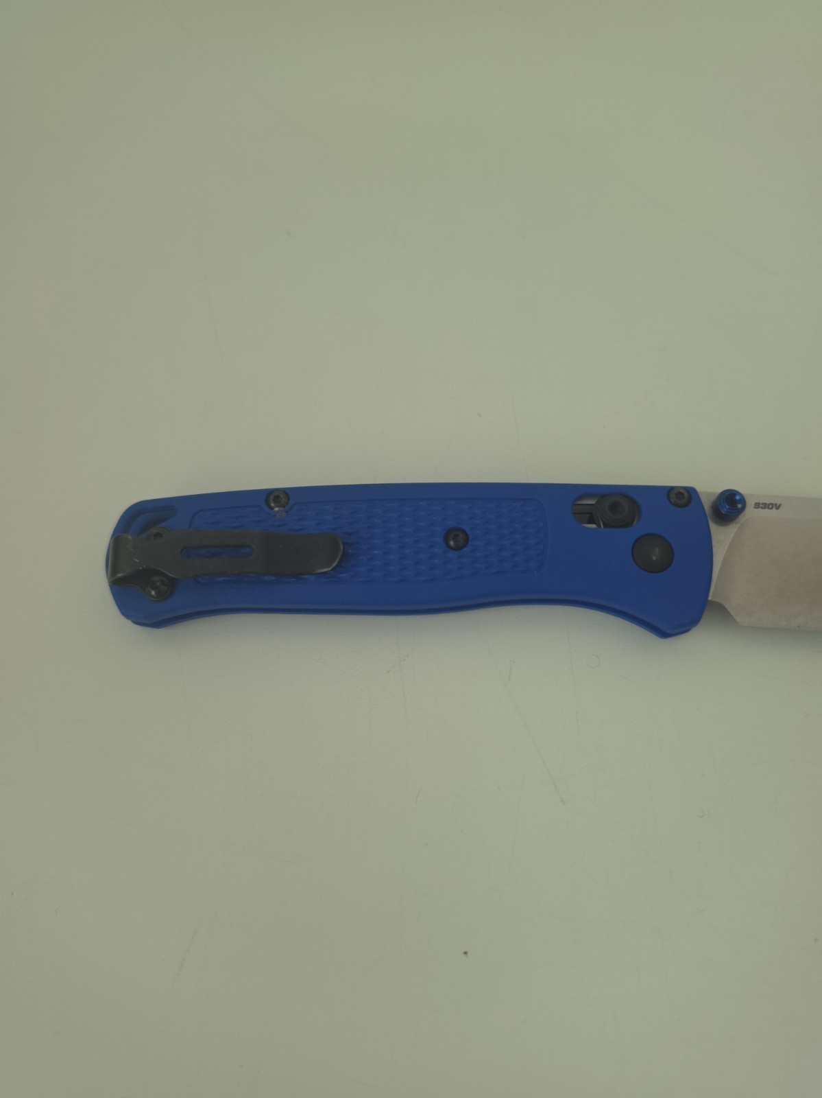 Benchmade 535 BUGOUT BLUE GRIVORY S30V Stainless Steel (58-60HRC) Folding Knife