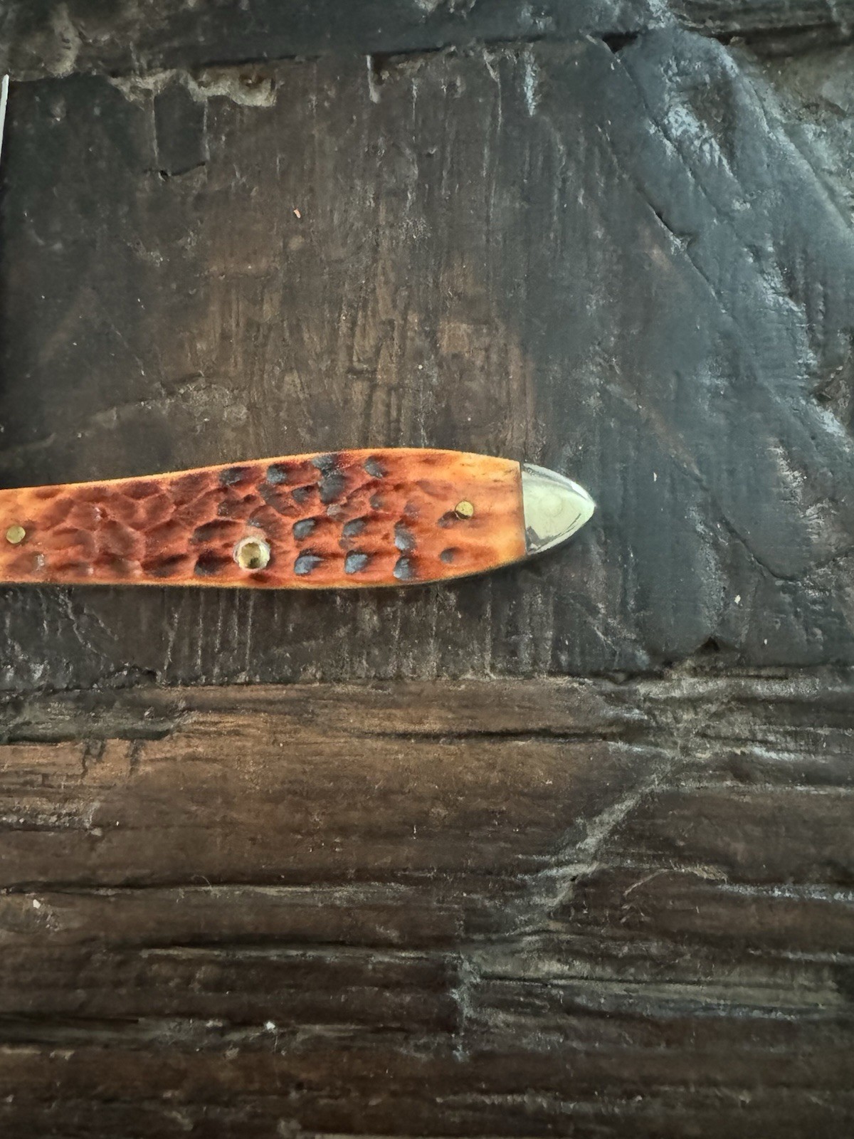 2015 Case XX Chestnut Jigged Bone Teardrop