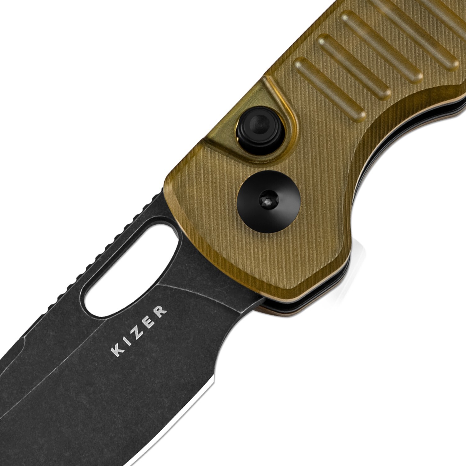 Kizer Parakeet EDC Folding Knife Drop Point Nitro-V Blade PEI Handle V2706A1