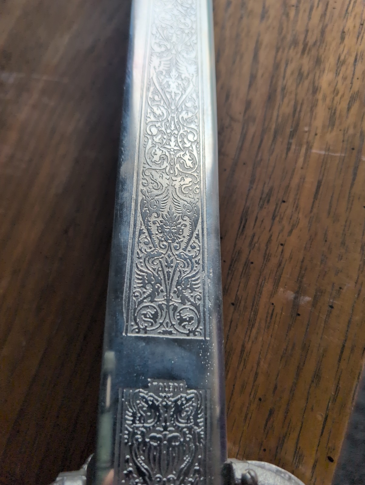 Vintage Felipe II Decorative Sword NO SCABBARD Replica NOT SHARP ONLY POINTY
