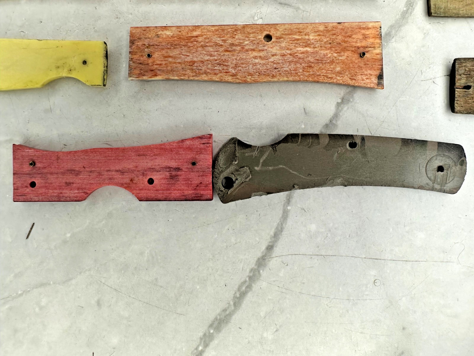 Lot of 14 Case XX Knife Scales Handle Knife Parts Bone Stag Synthetic Wood