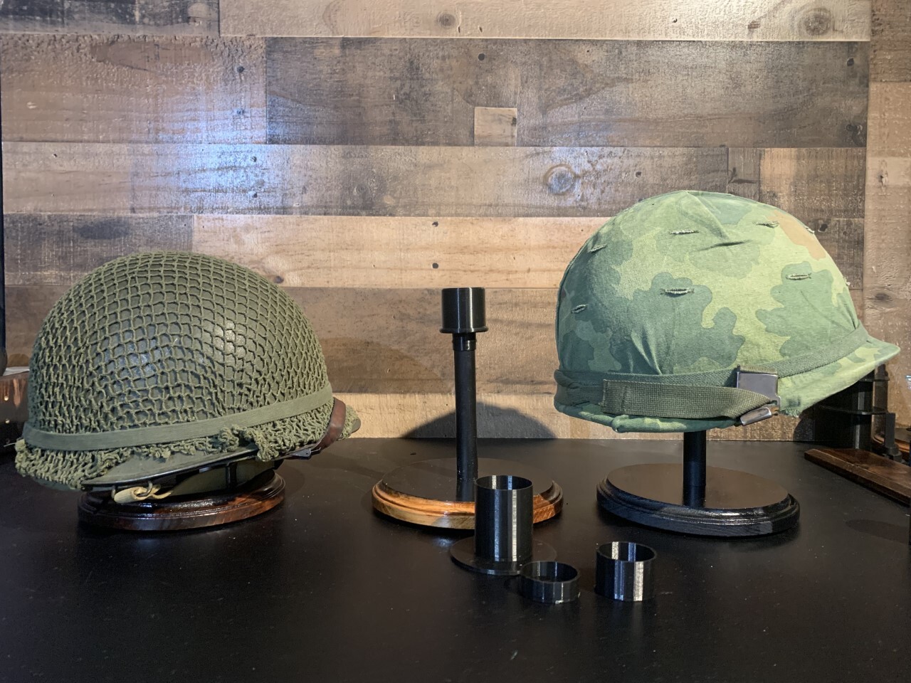 OWC-I-C Helmet Stands w/ height & Finish options, Lg & Sm dia. Tops &»Lift Kit»
