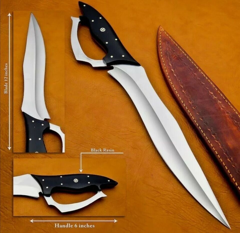 «Handmade High Carbon D2 Steel Bowie Knife – 18 Inch Full Tang Fixed Blade «