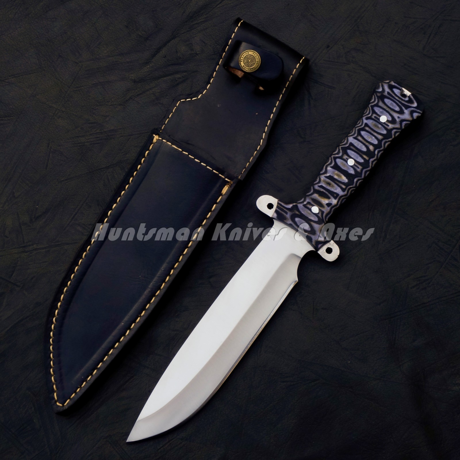 Custom Hand Forged 5160 Spring Steel Daryl Dixon knife REPLICA w/ Micarta Handle