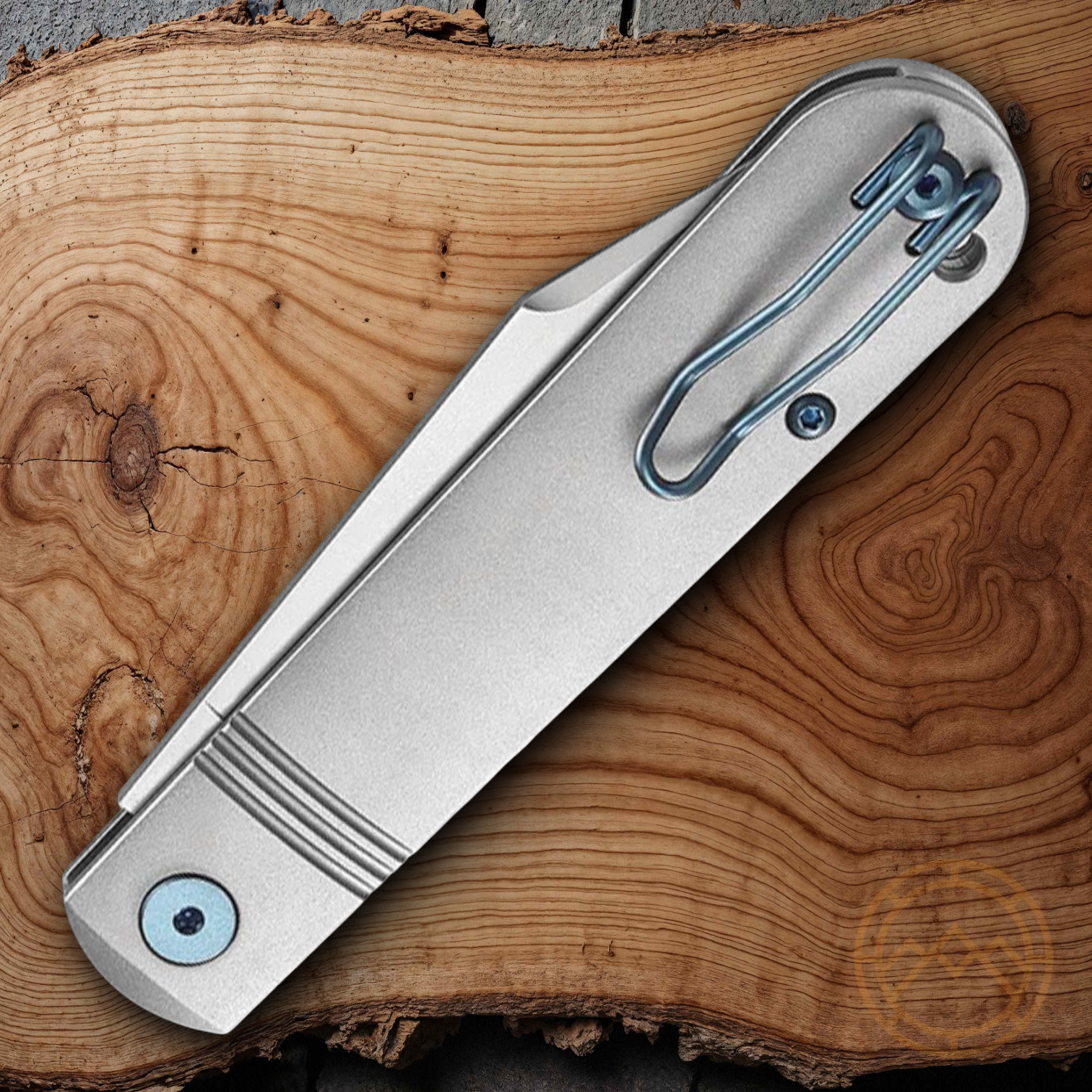 Dreamtech Slip Joint Folding Knife 3.13″ VG-10 Steel Blade Gray Titanium Handle