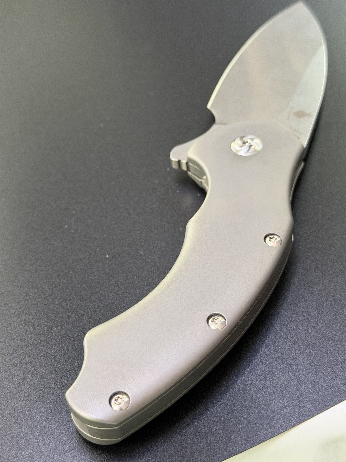 Kizer Ki4477 Roach Titanium Frame Lock Knife CPM-S35VN Matt Degnan Discontinued