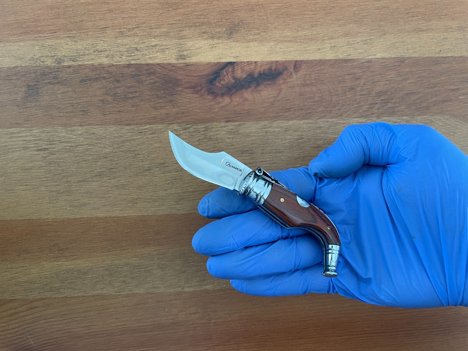 1.95” Spanish Navaja Capaora Pocket Knife Red Stamina Wood – USA seller