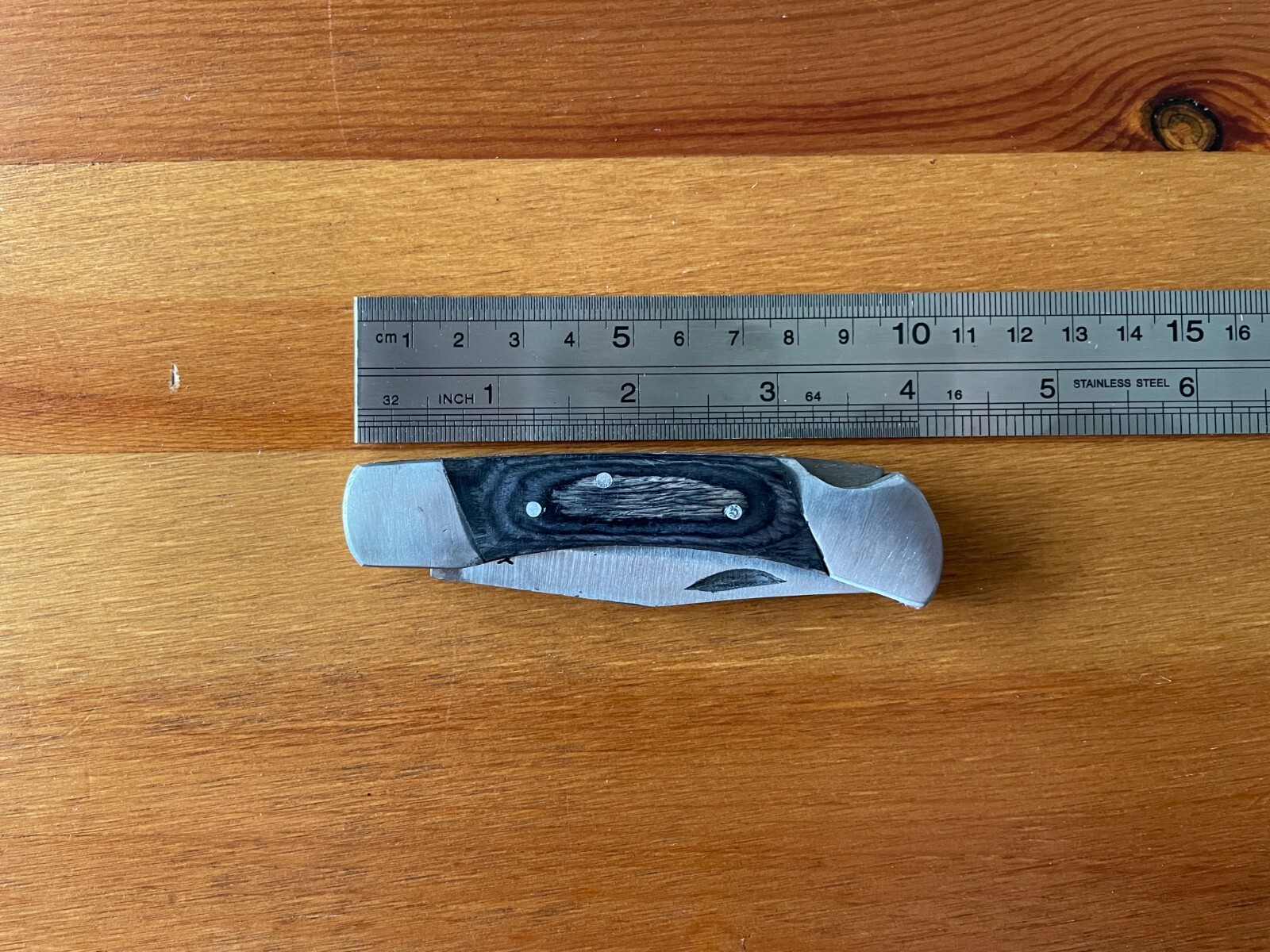 Spanish Navaja pocket knife 2.9″ Wooden Scales – USA Seller