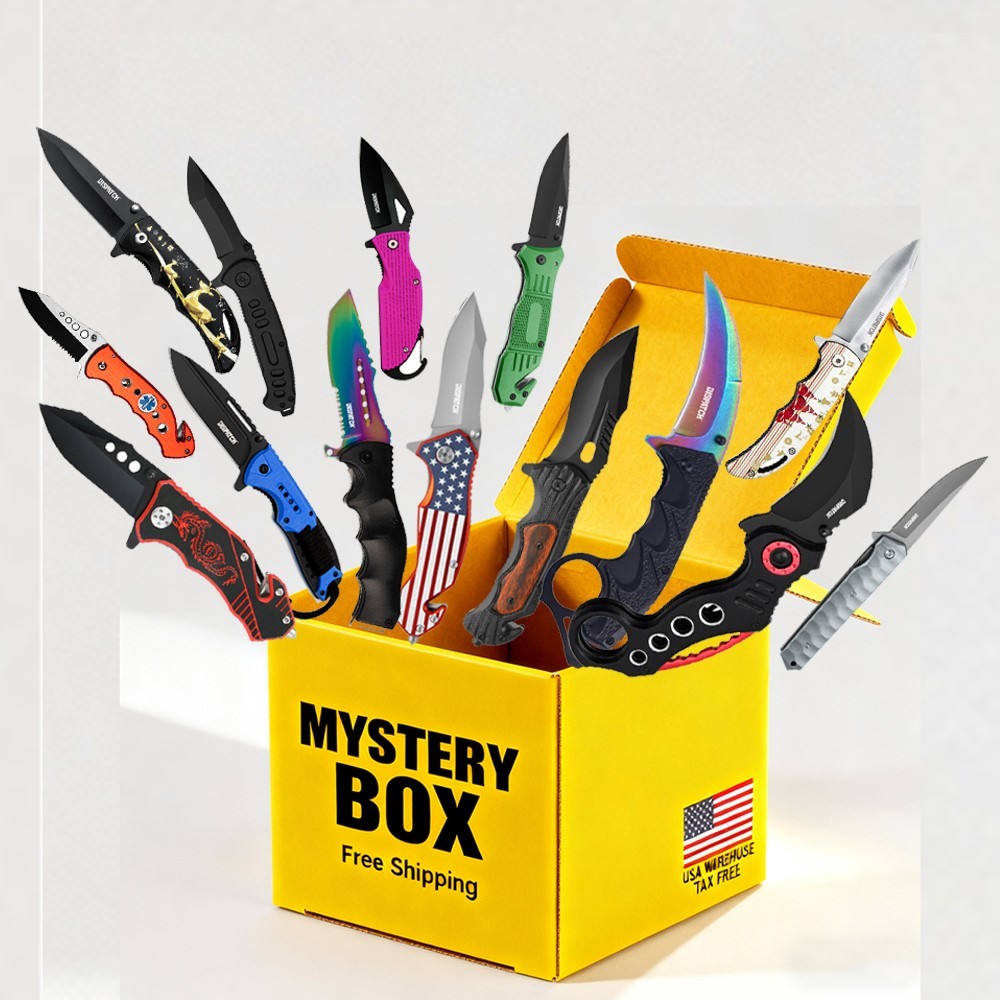 50 Pack Pocket Knives Folding Survival Knife for EDC Camping Christmas Gift