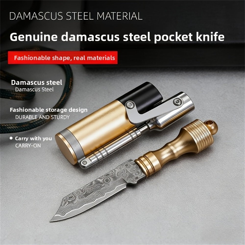 Foldable Pocket Knife for Men, Survival Knife, Hiking Cutting Tool, Camping Tool