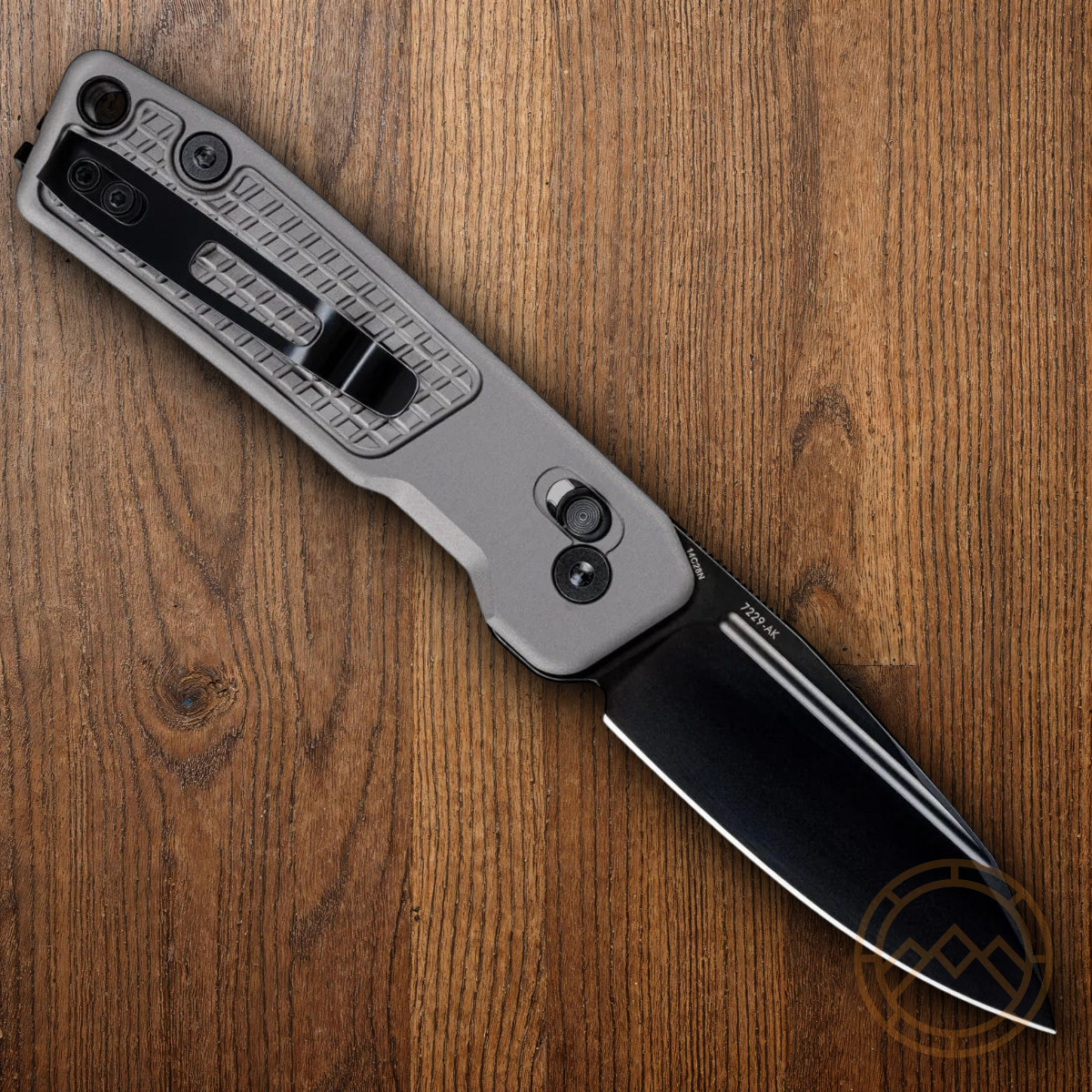 SRM Knives Scout Folding Knife 2.75″ 14C28N Sandvik Steel Blade Gray G10 Handle