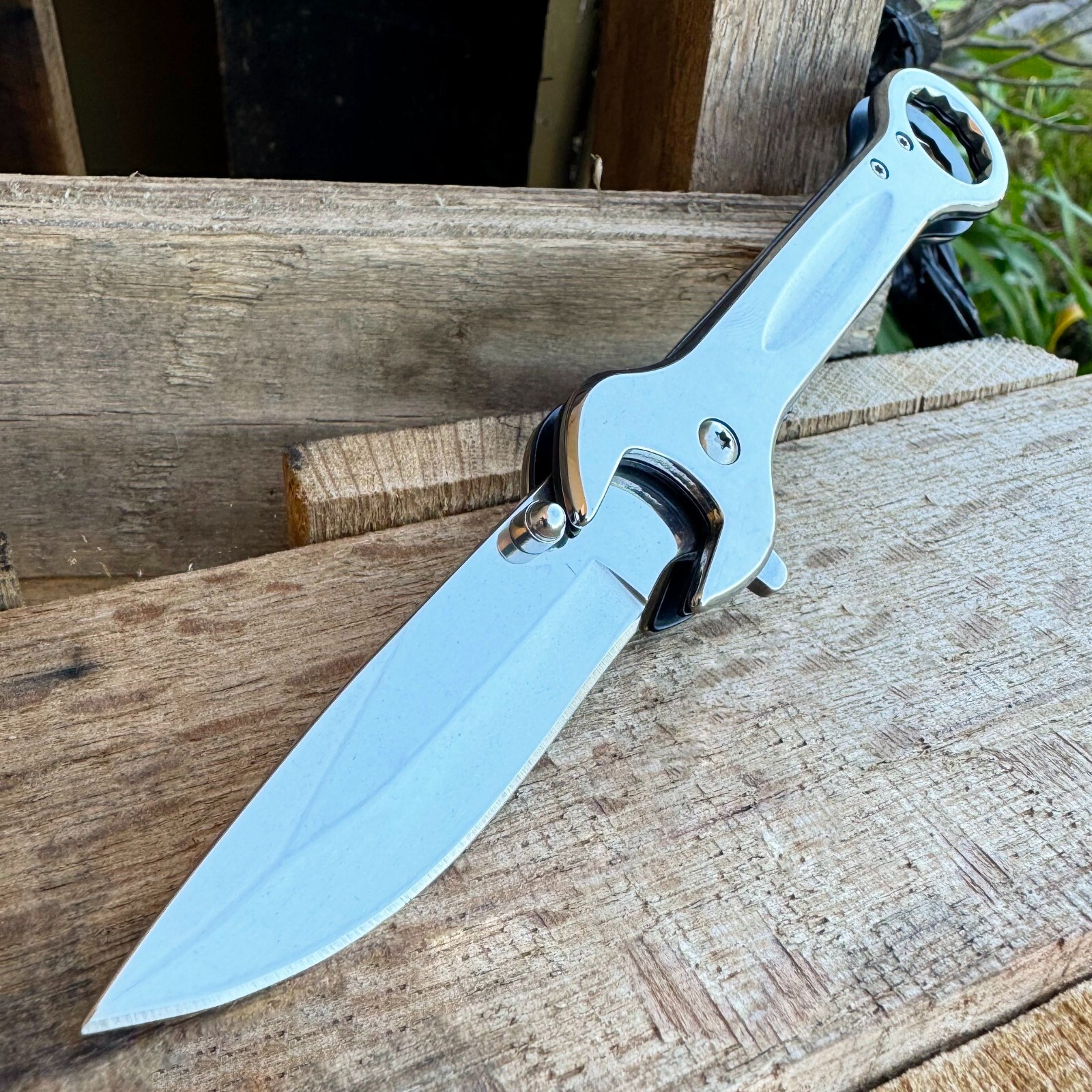 7.5″ Multi Knife Wrench Tactical Assisted Open Spring Folding Pocket Knife Edc