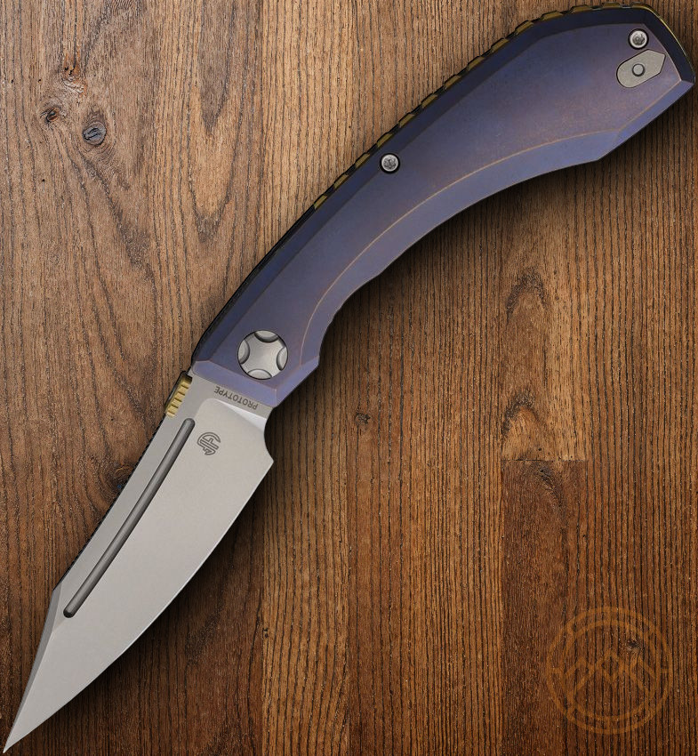 North Mountain Blade Redeemer Folding Knife 3⅜» M390 Steel Blade Titanium Handle