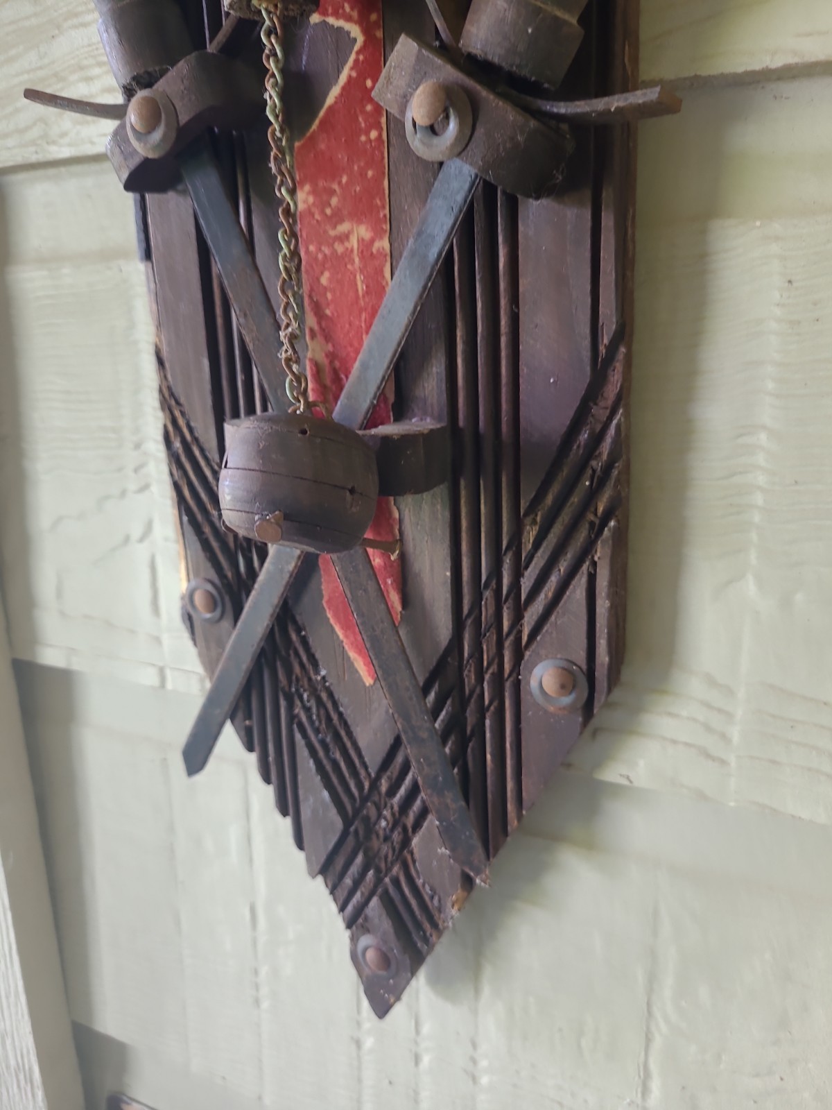 Vintage Midieval Sword & Mace Display Wall Decor 18 inch